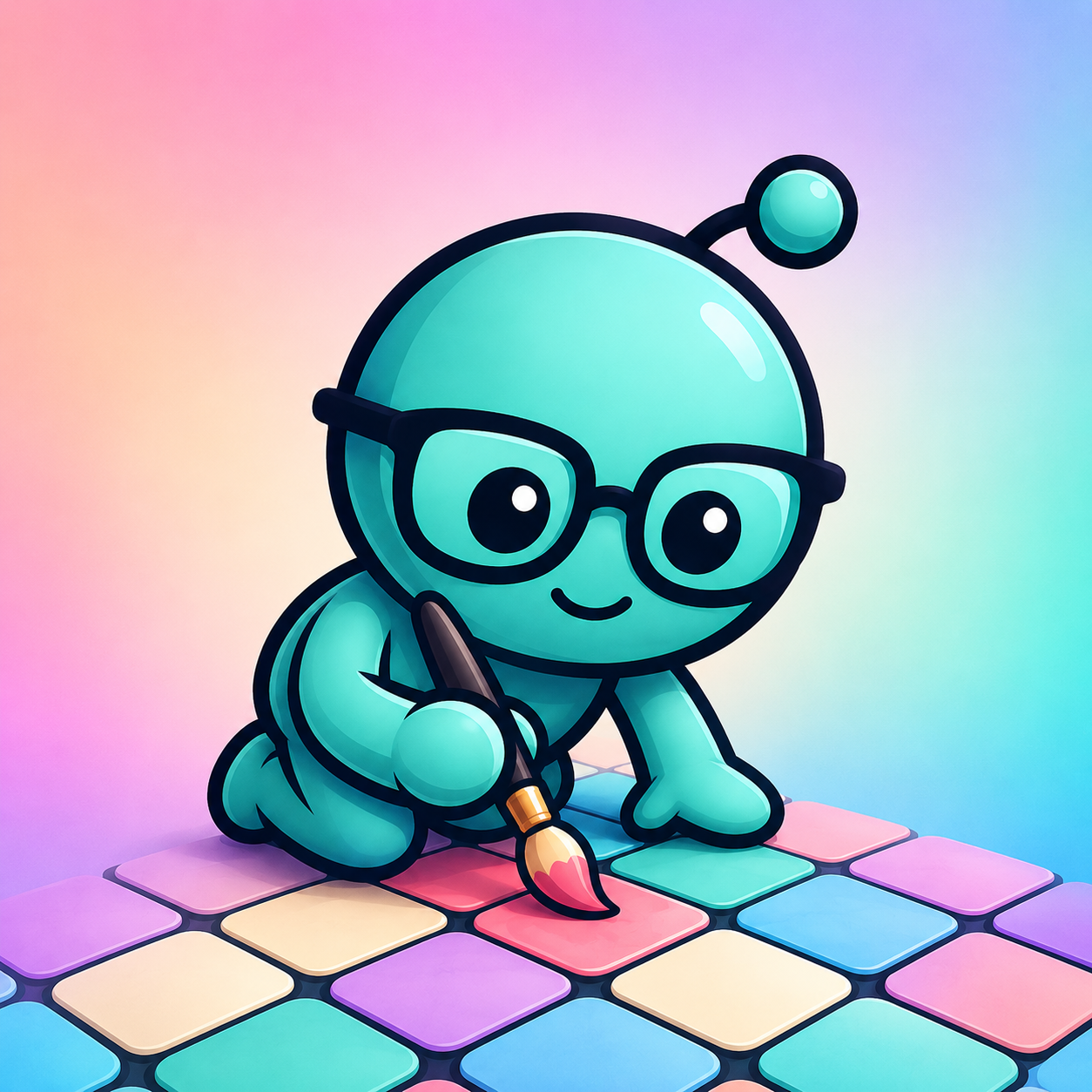 TILE Wallpapers logo mascot